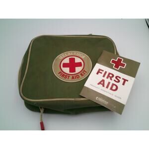 Empty First Aid Kit Bag with Zippered Sections